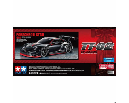 Tamiya TT-02 Porsche 911 GT3 R 1/10 4WD Electric Touring Car Kit Tamiya