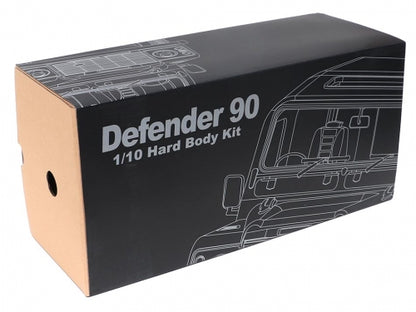 Defender D90 2-Door 1/10 Hard Body Kit with interior - non opening doors