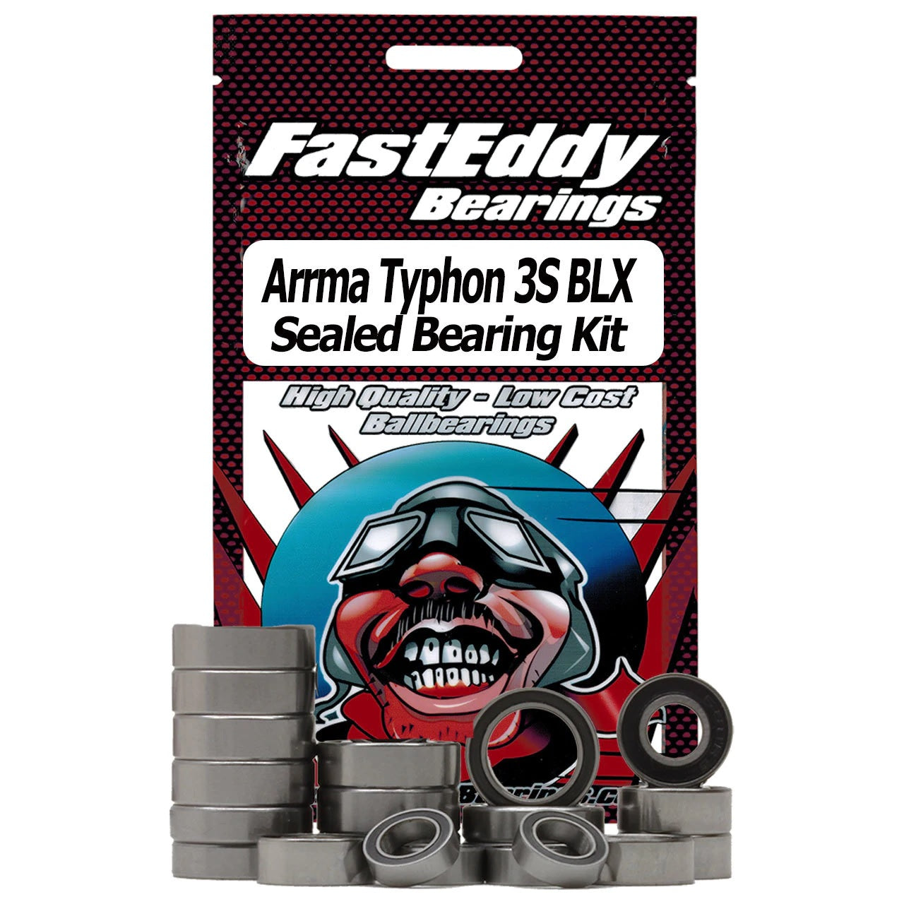 Arrma Typhon 3S BLX Sealed Bearing Kit Fast Eddy Bearings