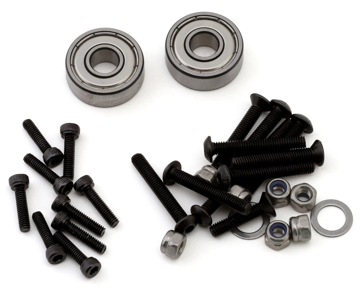 Treal Hobby Losi LMT CNC-Machined Aluminum Front Axle Housing (Silver) Treal