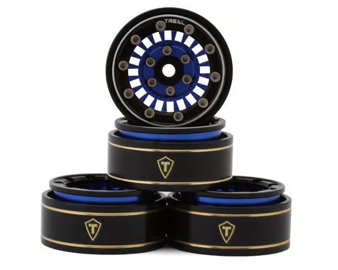 Treal Hobby Type C 1.0" Aluminum Beadlock Crawler Wheels (4) (27.3g) Treal