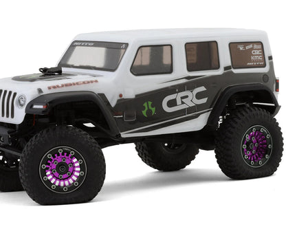 Treal Hobby Type C 1.0" Aluminum Beadlock Crawler Wheels (Purple) (4) (27.3g) Treal