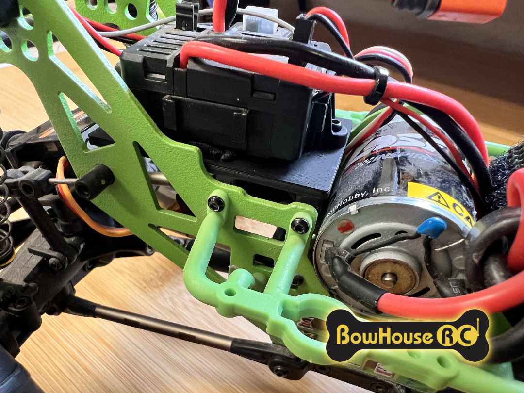 BowHouse RC: LCG Bat & Electronics Tray v3 for Losi MINI LMT