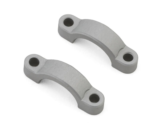 Vanquish Products H10 Optic Aluminum Hydro Ram Steering Clamps (Silver) (2)