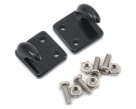 Yeah Racing 1/10 Crawler Scale Accessory Set (Black) (Off Center Hooks)