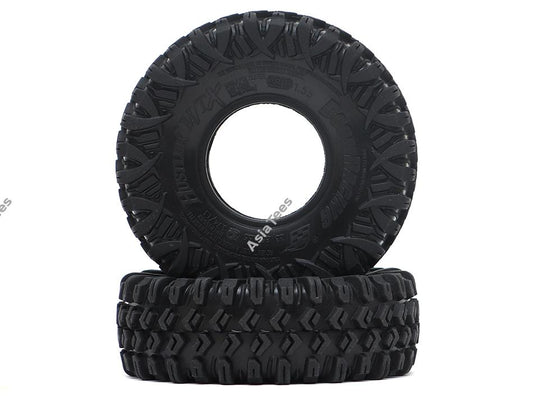 Boom Racing HUSTLER M/T Xtreme 1.55" BABY Rock Crawling Tires 3.74x1.3 SNAIL SLIME™ Compound W/ Open Cell Foams (Ultra Soft)