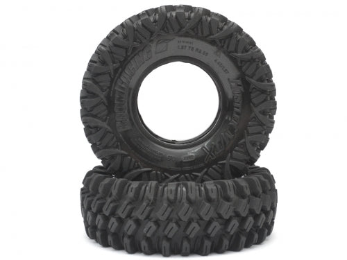 HUSTLER M/T Xtreme 1.9 Rock Crawling Tires 4.45x1.57 SNAIL SLIME™ Compound W/ 2-Stage Foams (Soft)