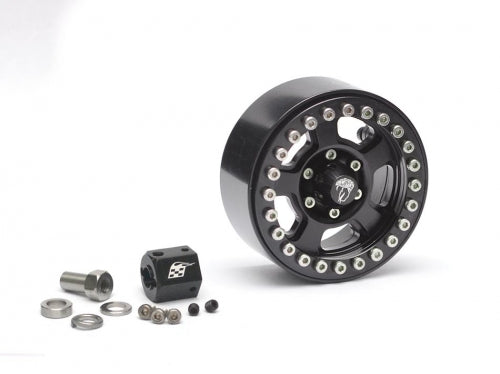 Boom Racing Krait™ 1.9 Golem Aluminum Beadlock Wheels 1 Piece Spare Black