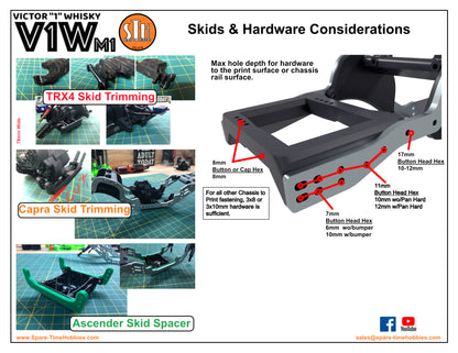 V1W M2: Builder's Chassis - Aluminum (RAW)