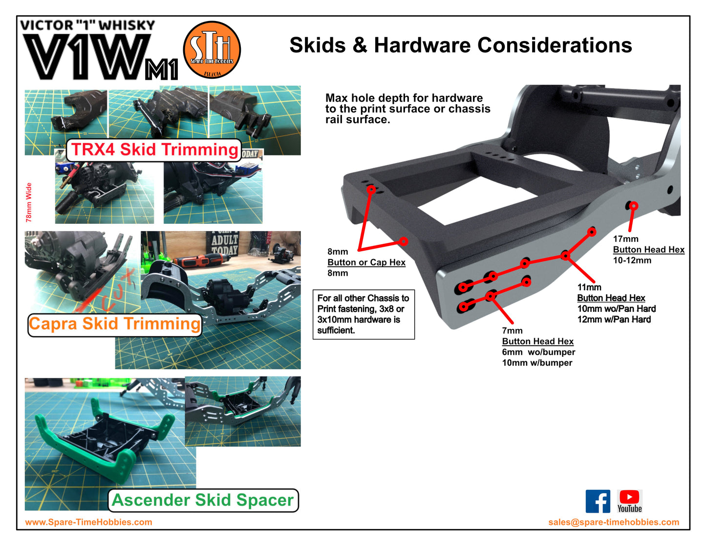 V1W M2: Builders Chassis - Black Anodized