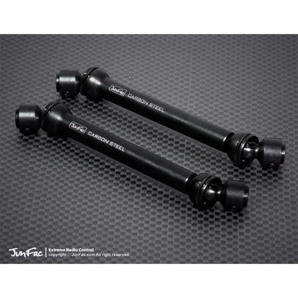 Junfac Hardened Carbon Steel Universal Shafts (2) for Axial Wraith