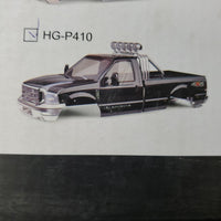 TRASPED 1/10 4X4 Pick-Up Truck Hard Body Black 287mm Ford - Black