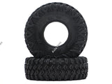 Boom Racing HUSTLER M/T Xtreme 1.55" BABY Rock Crawling Tires 3.74x1.3 SNAIL SLIME™ Compound W/ Open Cell Foams (Ultra Soft)