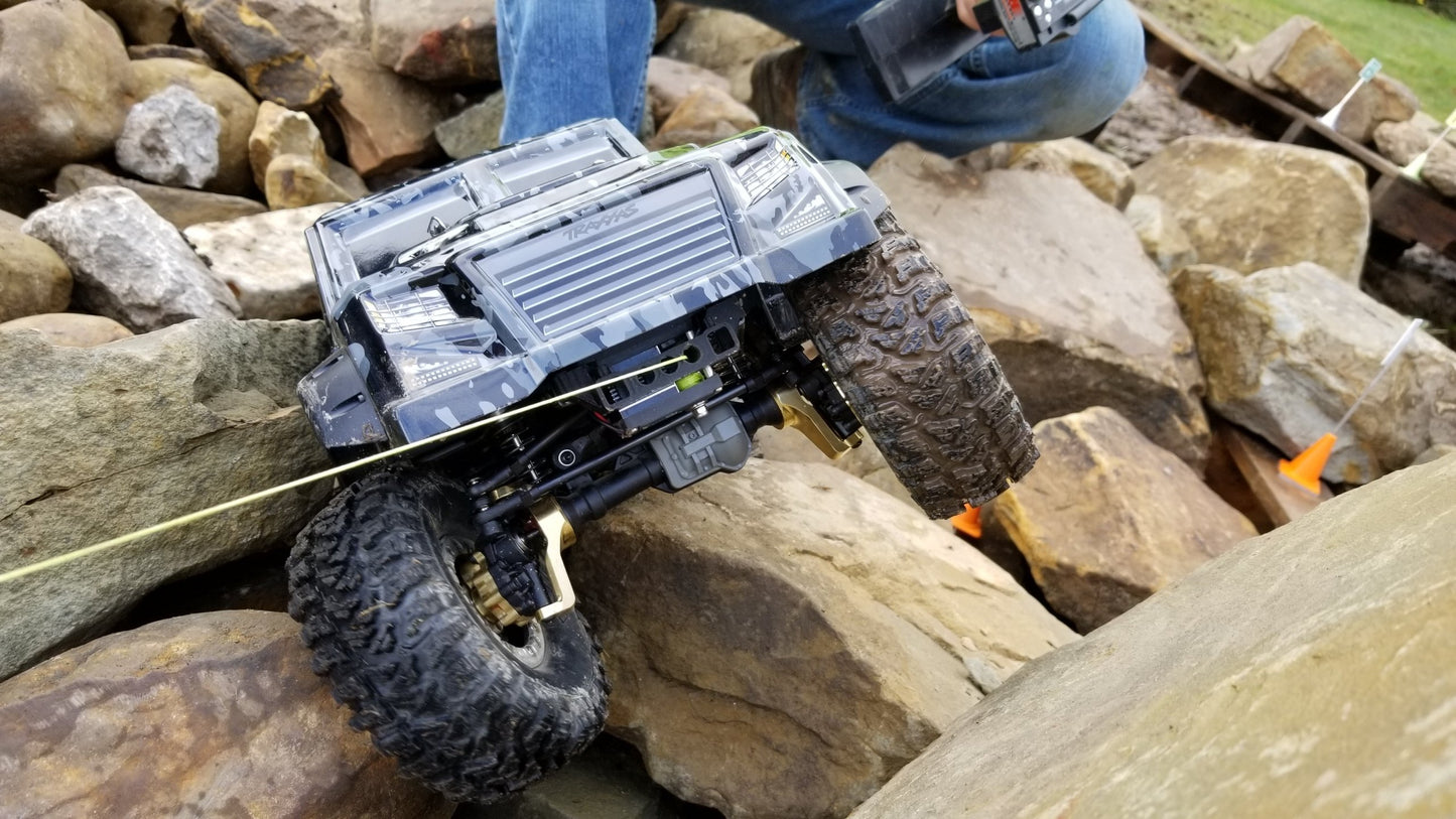 Traxxas TRX4: Servo Winch Mount - Square Mount Bumper