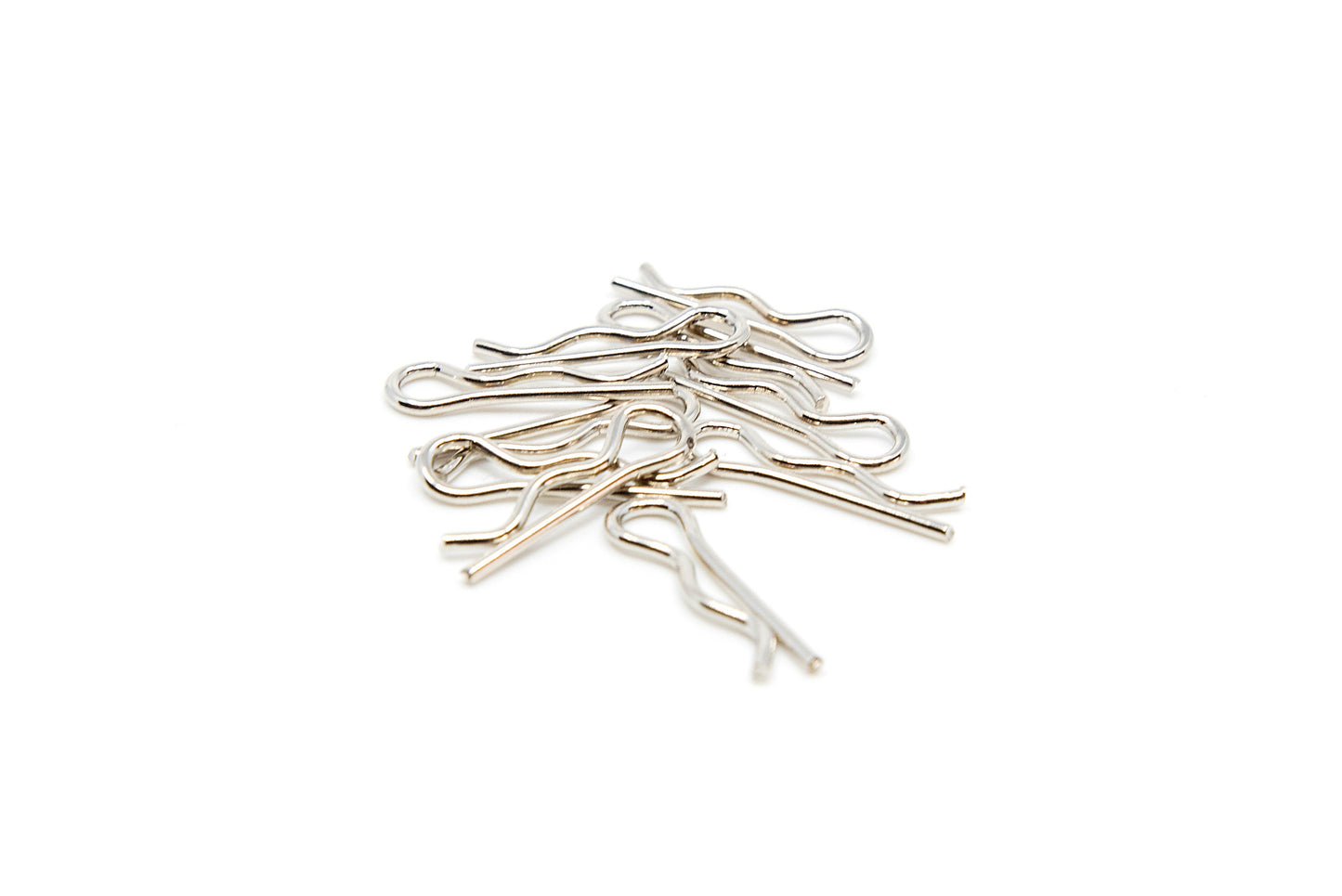 Chrome Body Clips - 5-6mm Body Post - 10ea