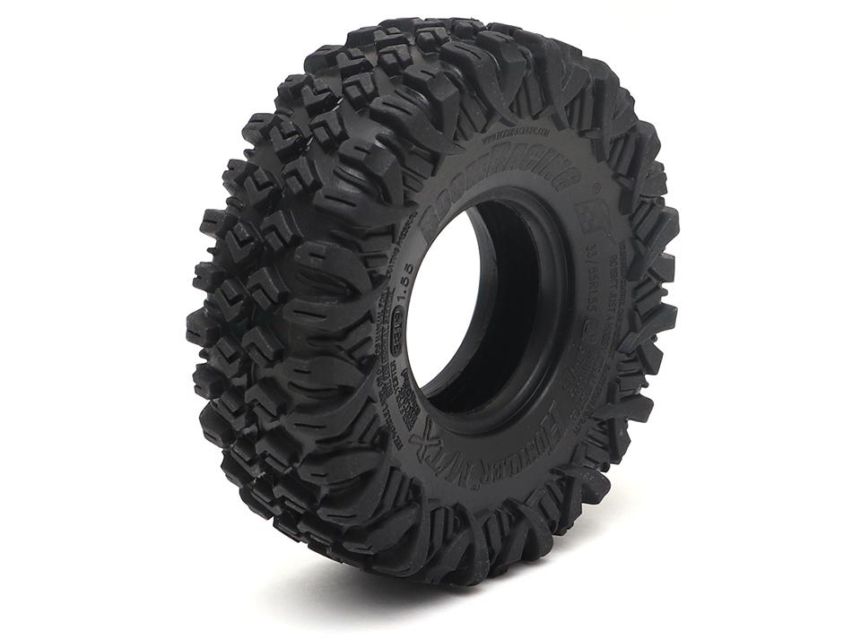 Boom Racing HUSTLER M/T Xtreme 1.55" BABY Rock Crawling Tires 3.74x1.3 SNAIL SLIME™ Compound W/ Open Cell Foams (Ultra Soft)