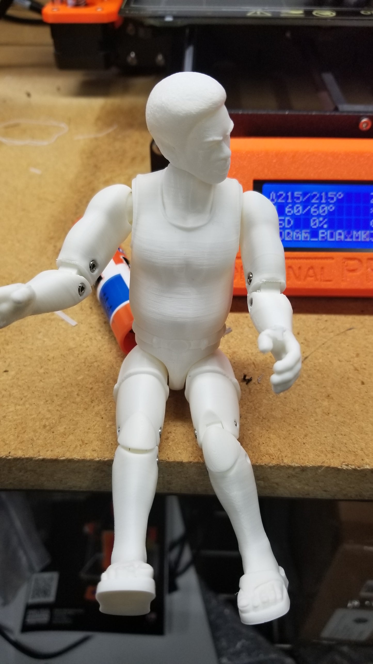 Lightweight Male Driver Figure