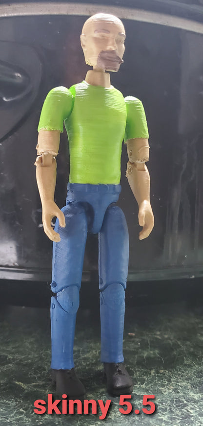 Lightweight Male Driver Figure