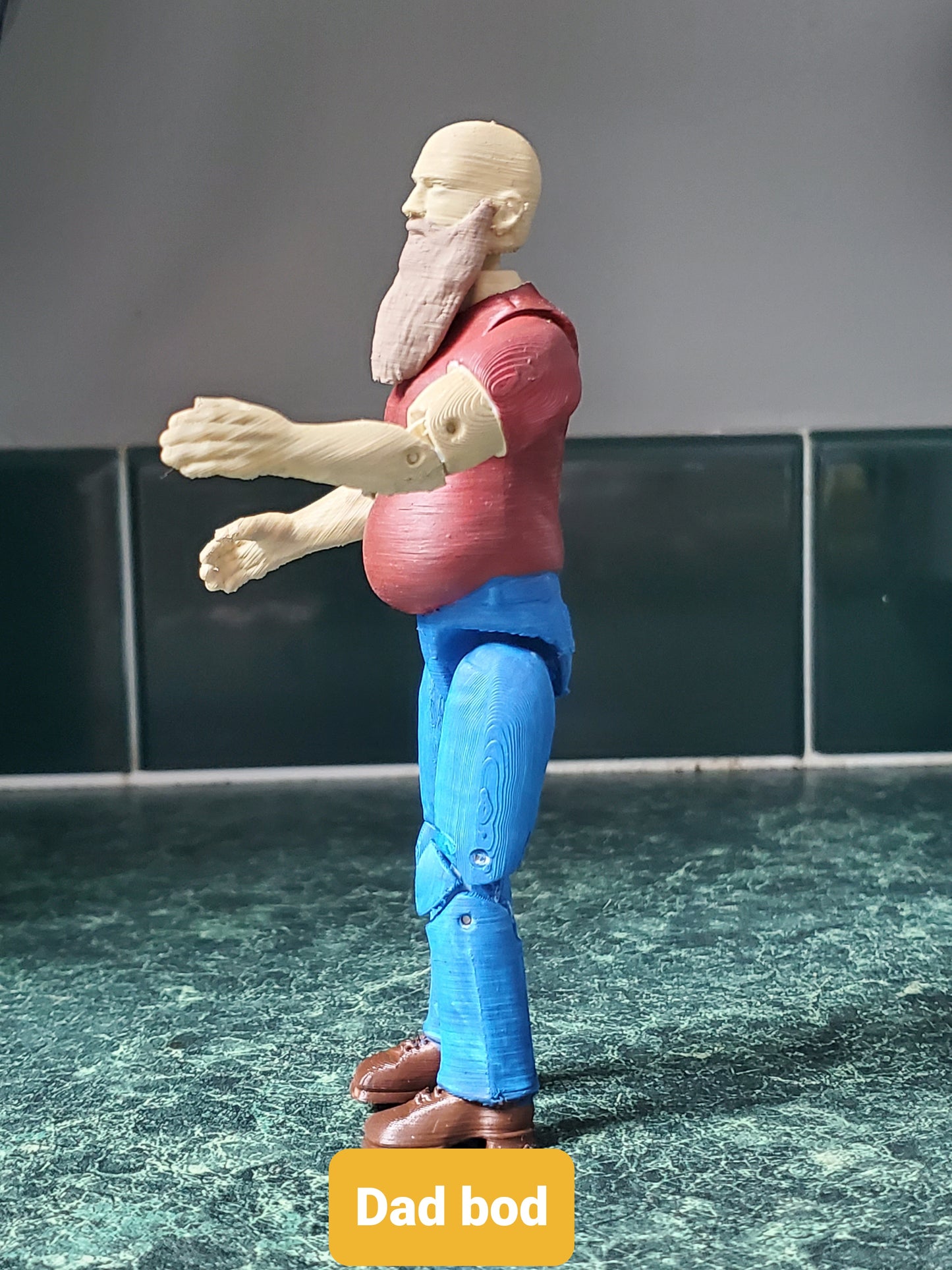 Lightweight Male Driver Figure