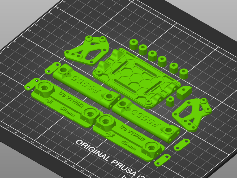 V1W X1: Builder's Chassis (Raw Aluminum) with braces