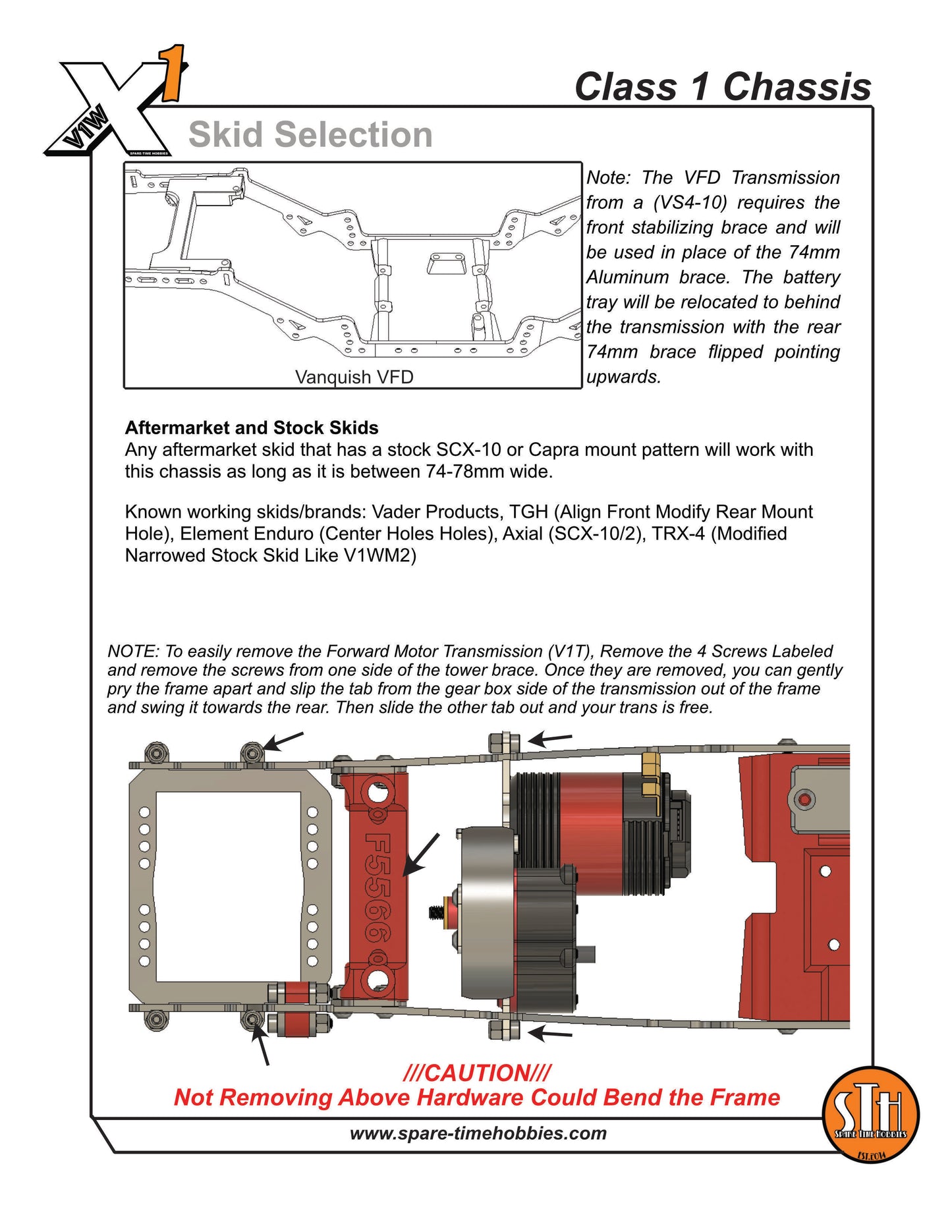 V1W X1: Skid Selector