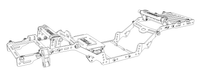 V1W X1: Builder's Chassis (Raw Aluminum) with braces