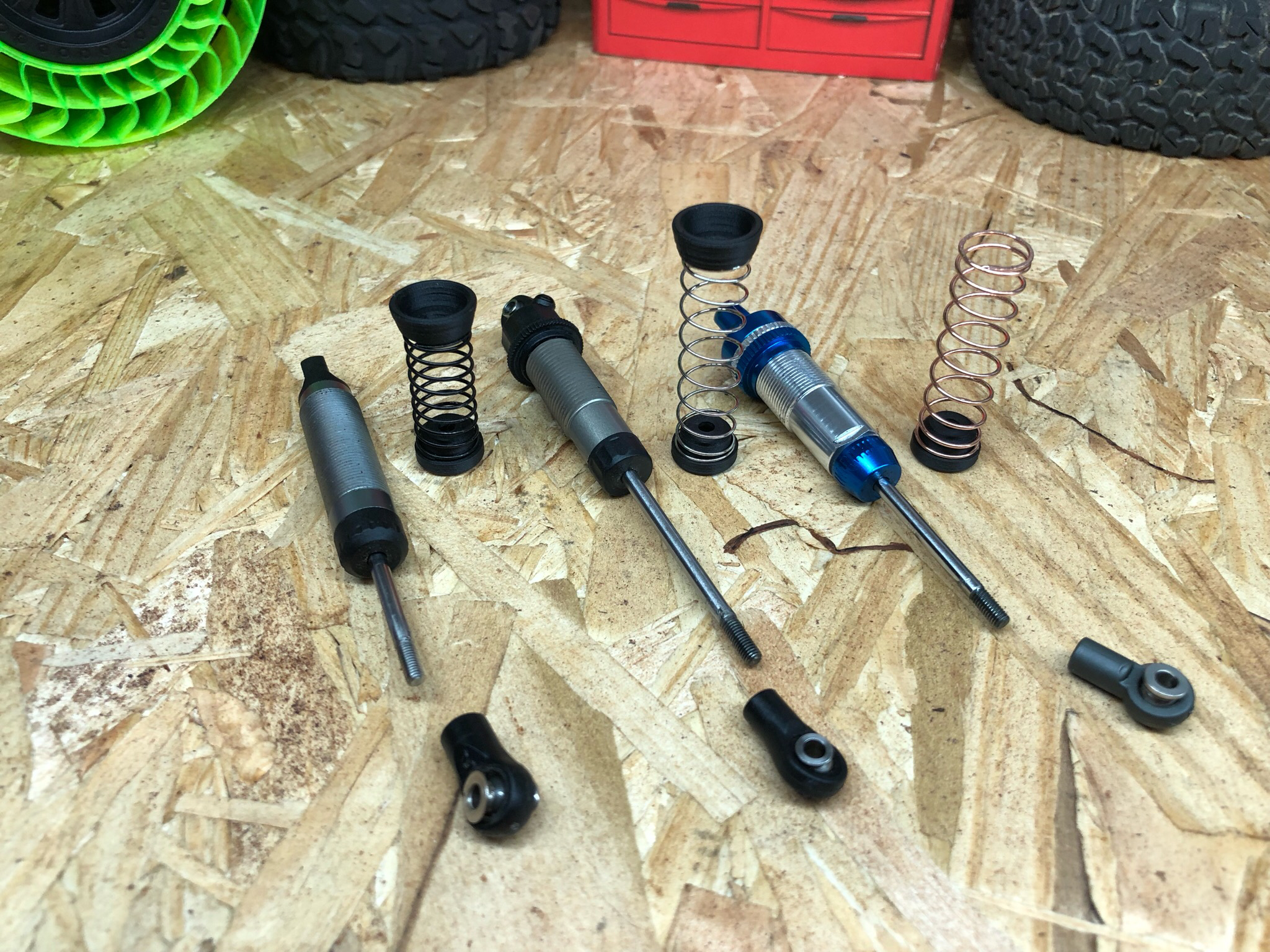 Shock Tuning: Mini-T Spring Cups for Crawler Shocks