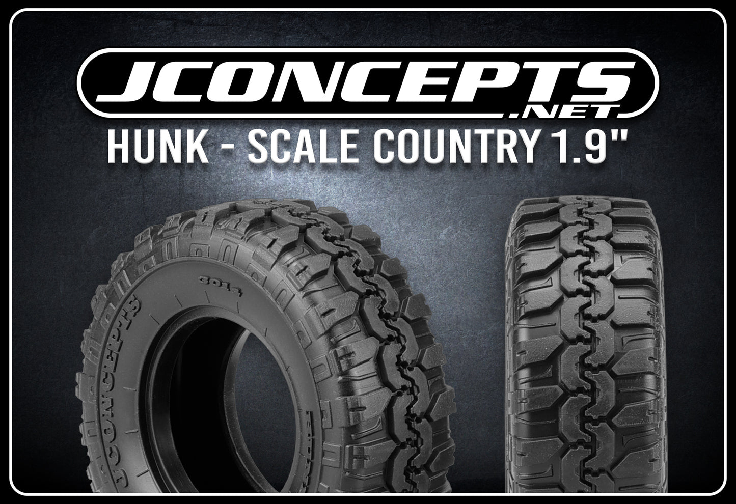 JConcepts: HUNK - SCALE COUNTRY 1.9 TIRE (3.93" OD)