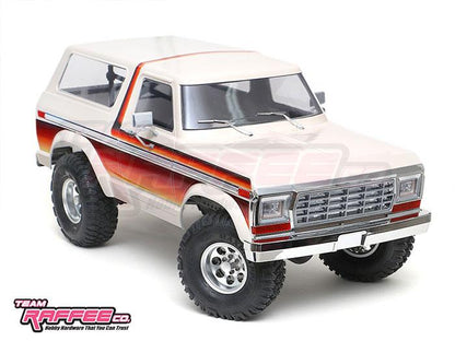 Team Raffee Co. 1/10 Bronco XLT Gen 2 Hard Body 313MM (12.3") w/ Roof Rack