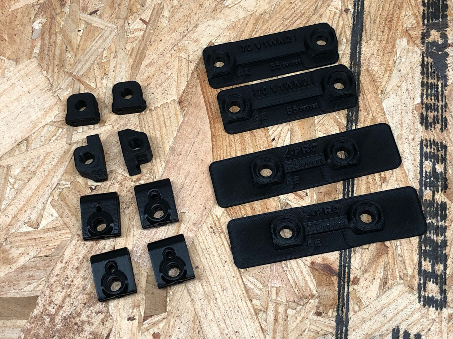 V1W Z-Pro: Body Mounting Set (4 - M3 x 6, 8 - M3 x 8, 4 - M3 x 12, 4 - M2 x 12)