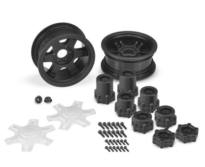 JConcepts: Dragon 2.6″ mud truck wheel 12mm Hex Wheel w/ Adaptors