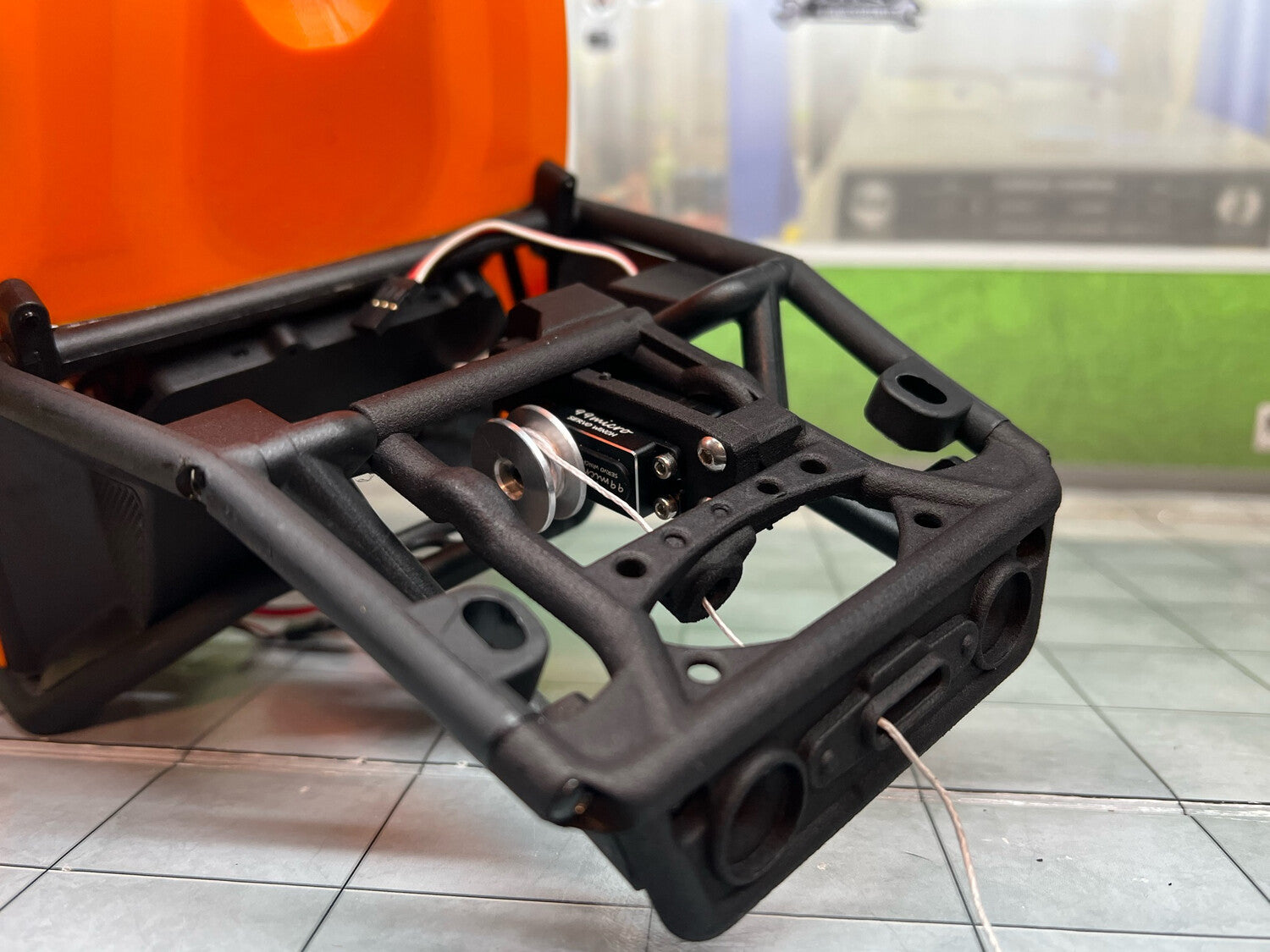 Axial Capra: Front Winch Mount v2 (Full or Micro)