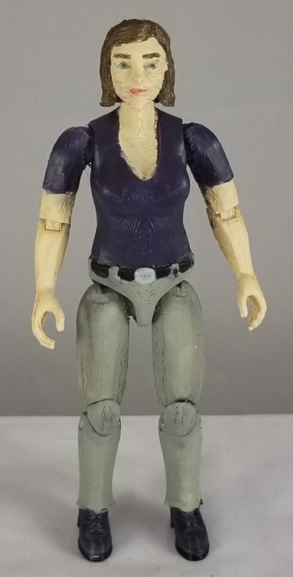 Lightweight Female Driver Figure