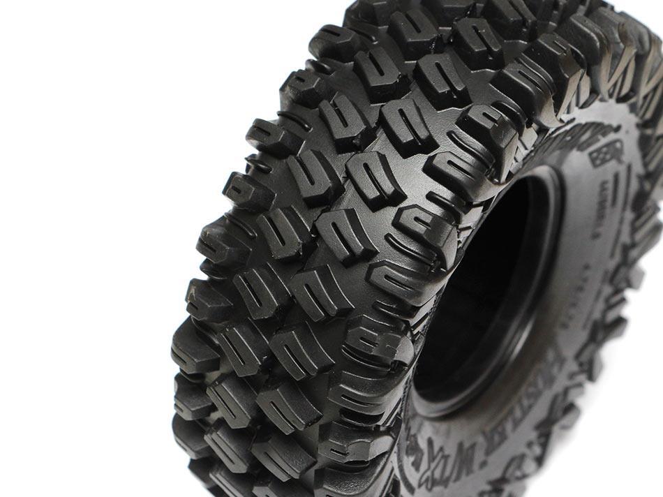 Boom Racing HUSTLER M/T Xtreme 1.9 MC2 Rock Crawling Tires 4.75x1.75 SNAIL SLIME™ Compound W/ 2-Stage Foams (Ultra Soft) 2pcs