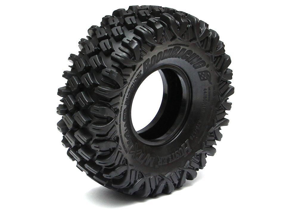 Boom Racing HUSTLER M/T Xtreme 1.9 MC2 Rock Crawling Tires 4.75x1.75 SNAIL SLIME™ Compound W/ 2-Stage Foams (Ultra Soft) 2pcs