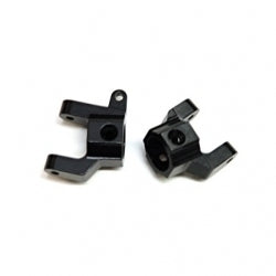 CNC Machined Alum. Front C-Hub Carrier (1 pair) Black - Ascender