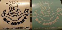 RC Addict 6" cut vinyl stick on graphic