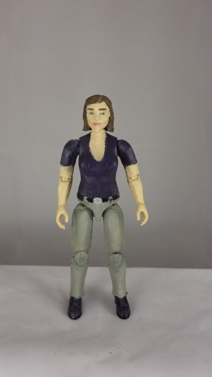 Lightweight Female Driver Figure