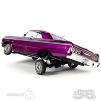 Redcat SixtyFour RC Car - 1:10 1964 Chevrolet Impala Hopping Lowrider - SixtyFour Purple Kandy & Chrome Edition