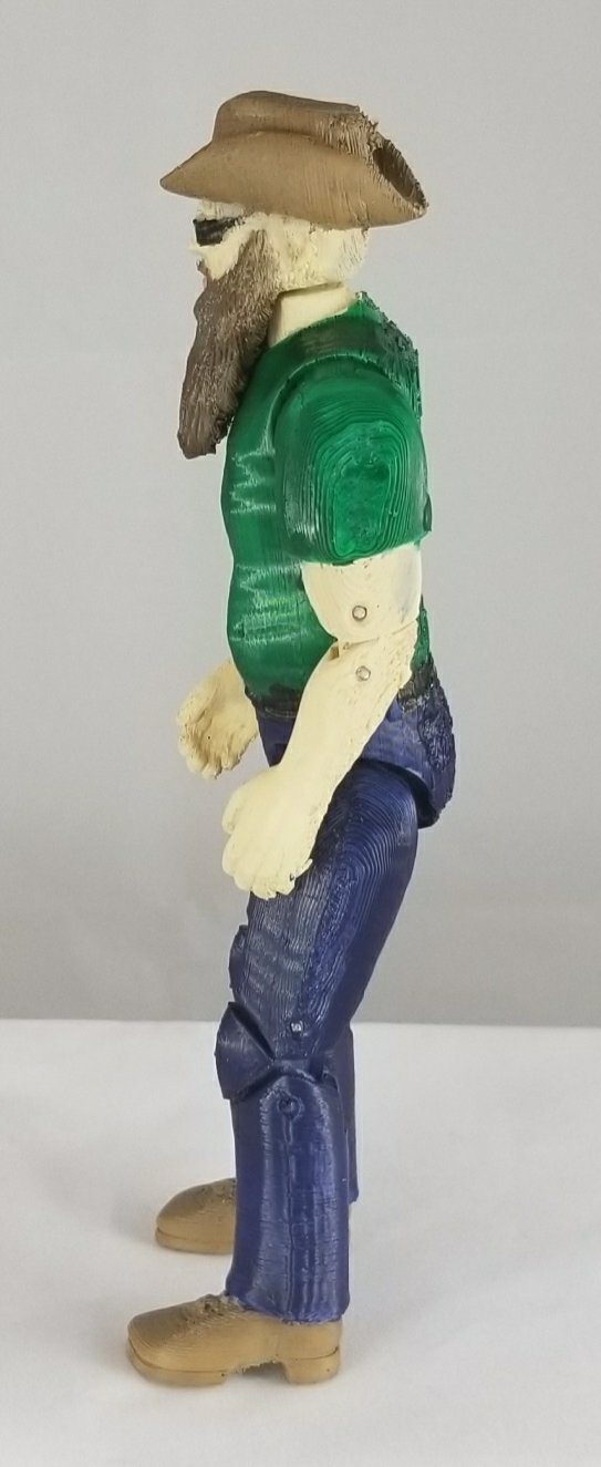 Lightweight Male Driver Figure