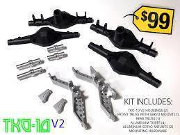 TKO-10 V2 Axle Kit - (front and rear)