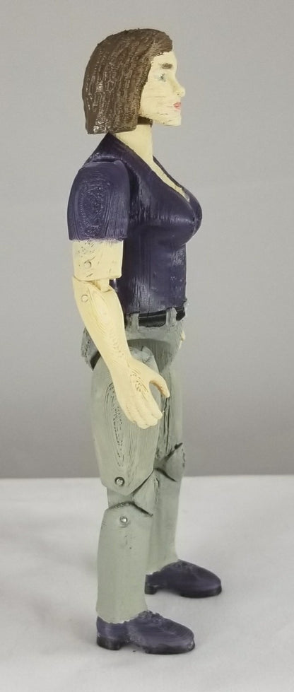 Lightweight Female Driver Figure