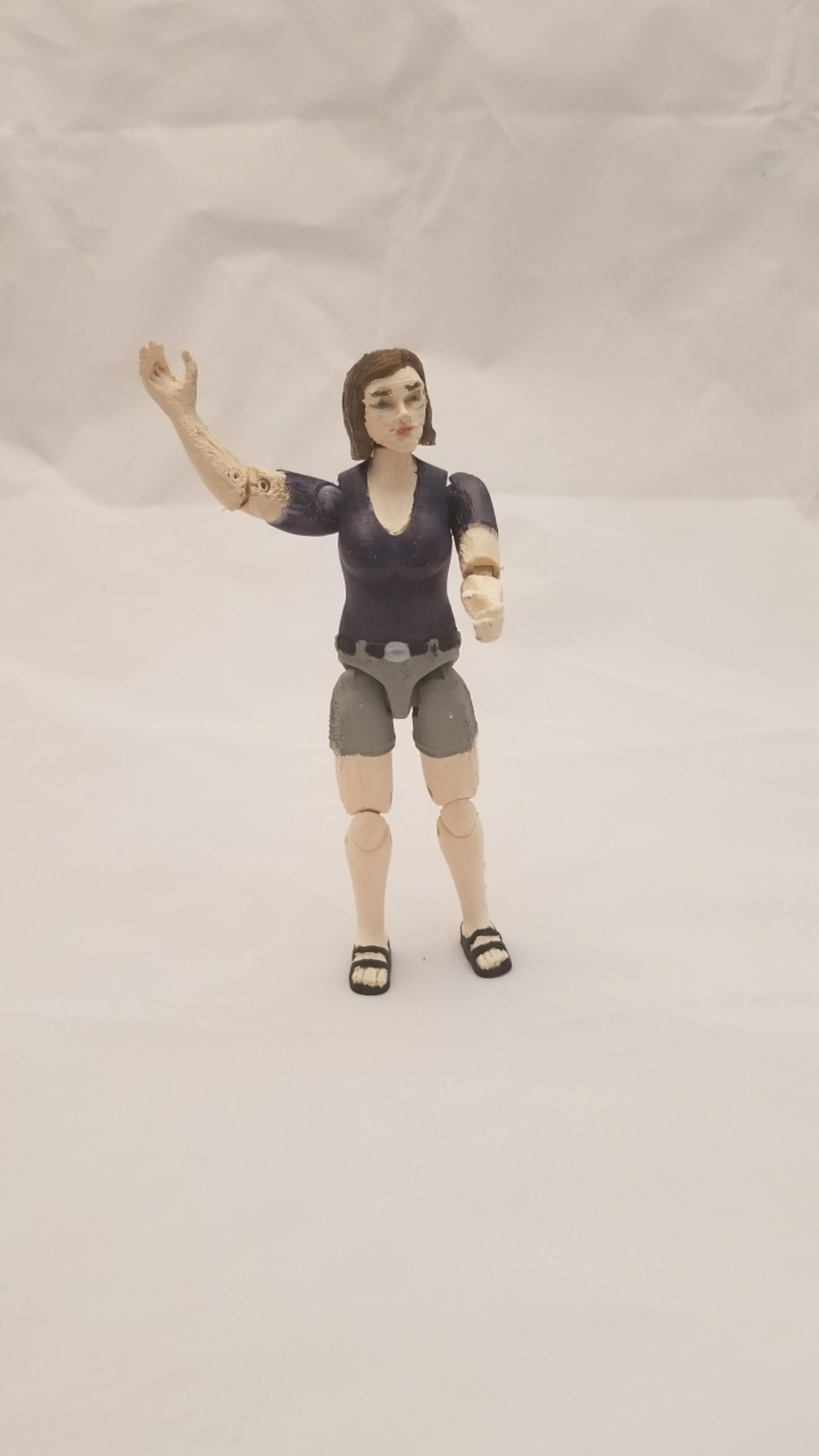 Lightweight Female Driver Figure