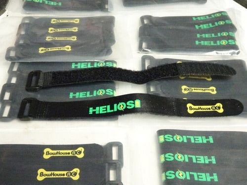 Helios RC: 200mm Non-Slip Battery Straps (set of 2)