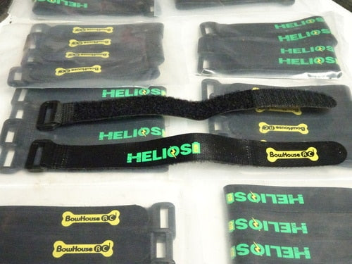 Helios RC: 225mm Non-Slip Battery Straps (set of 2)