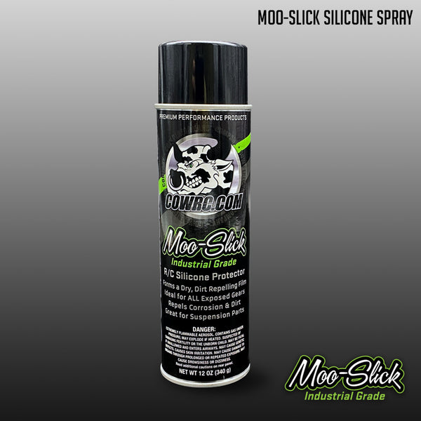 MOO-Slick Silicone Spray - best waterproof silicon lube for RCs