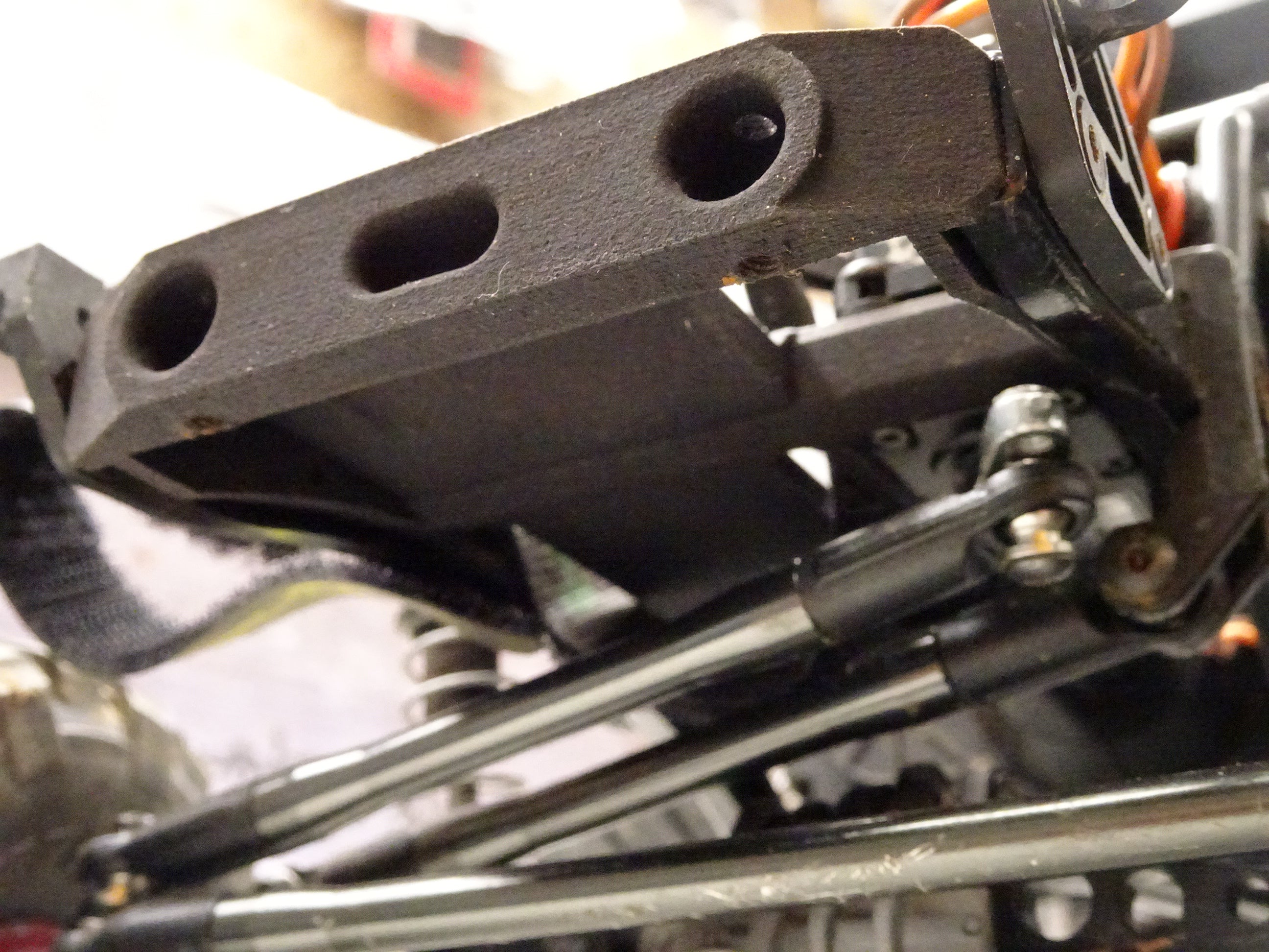 HD Battery Tray + Servo & Bumper Mount for SCX10 2 v2