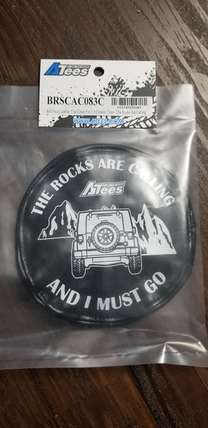 ATees Soft Faux Leather Tire Cover For 1.9 Crawler Tires - Rocks are calling