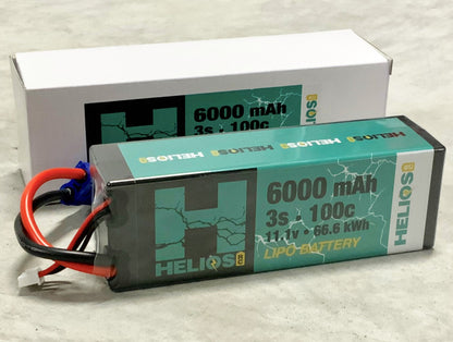 Helios RC: 3S 6000 MAH 100C BASHMAX LIPO