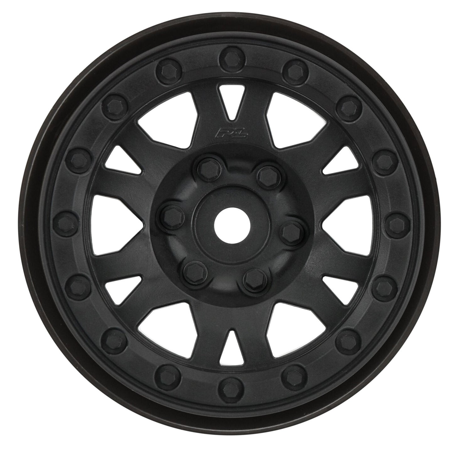 Impulse 1.9" Black Plastic Internal Bead-Loc 12mm Wheels